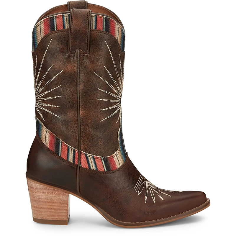 WOMEN\'S CONCHITA BROWN SERAPE WESTERN BOOTS ME1924-Brown