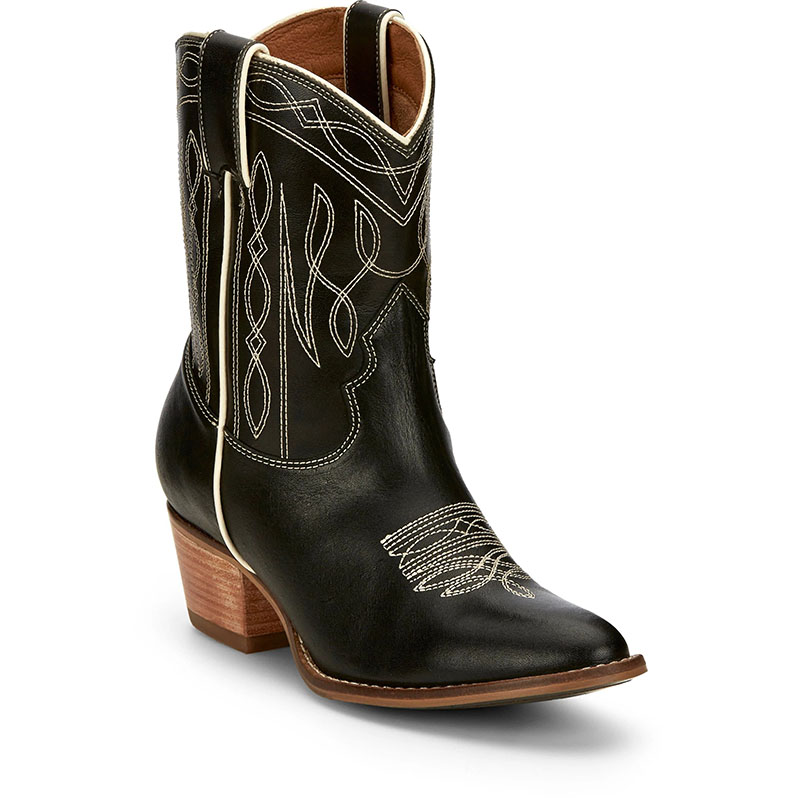 WOMEN\'S EVA ONYX BLACK WESTERN BOOTIES ME1926-Black [NOCONA1926]