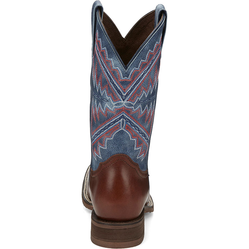 WOMEN\'S HERO NAIDA BLUE SQUARE TOE WESTERN BOOTS NL5417-Blue