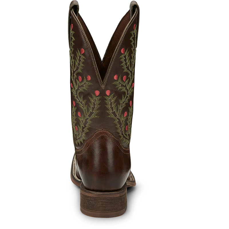 WOMEN\'S TORI BROWN W/ CACTUS EMBROIDERY WESTERN BOOTS NL5447-Brown